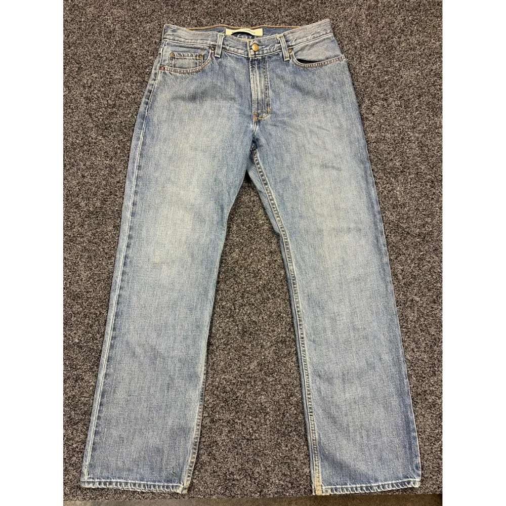 Gap Jeans Mens 32x32 Blue Standard Fit Straight Leg Denim Casual Dad Core SEO